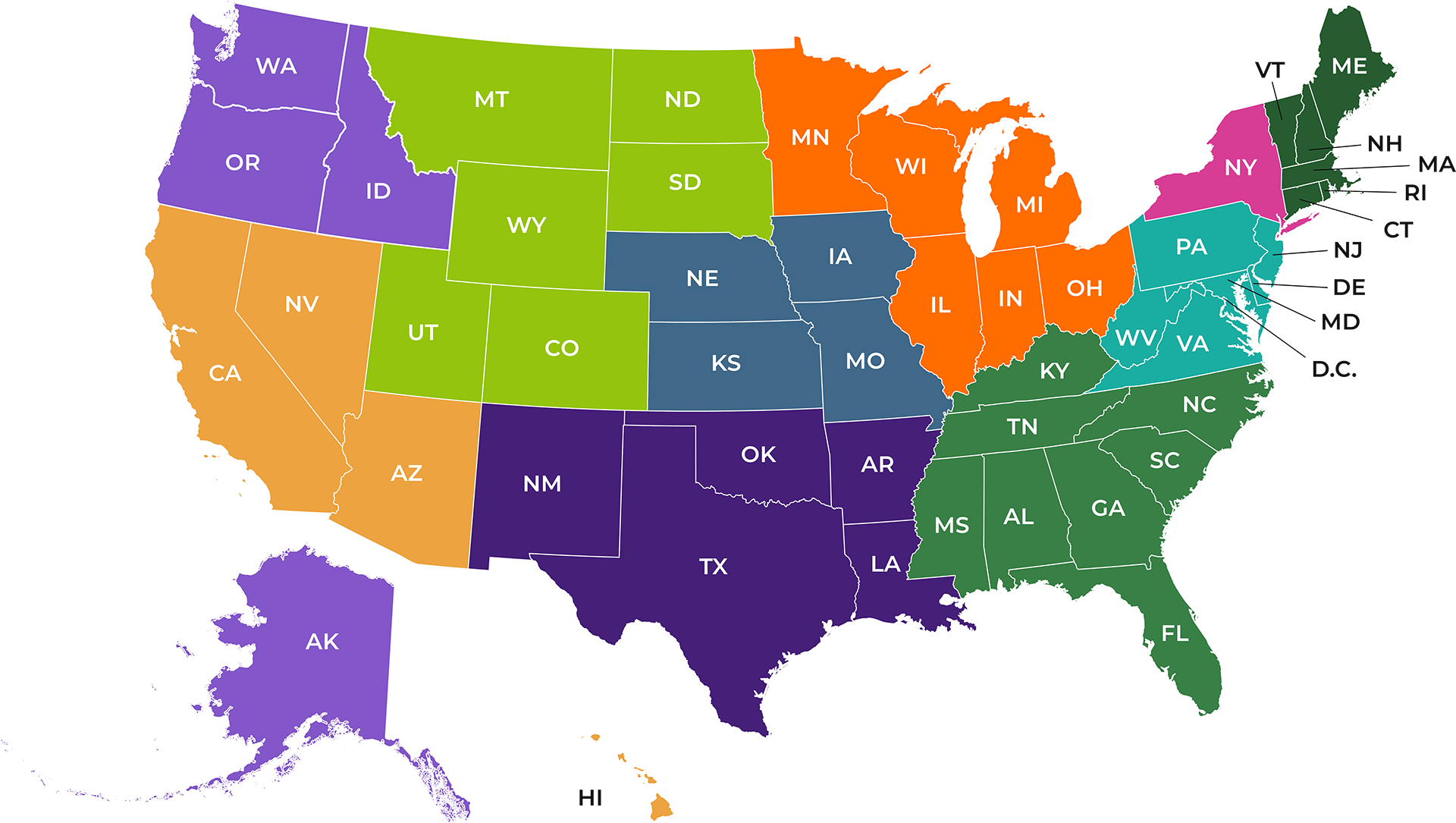 friends PAC map